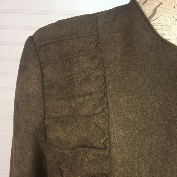 Dress barn Vegan Faux Suede Blazer - Picture 3 of 7